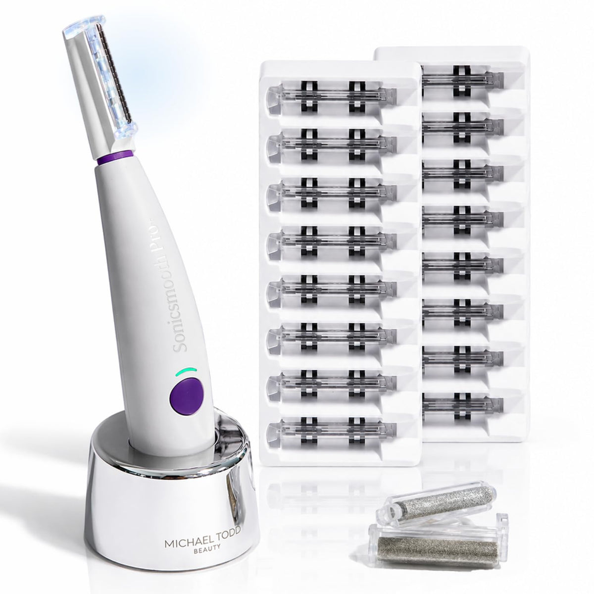 Michael Todd Beauty Sonicsmooth Pro+ Dermaplaning System & Eyebrow Trimmer