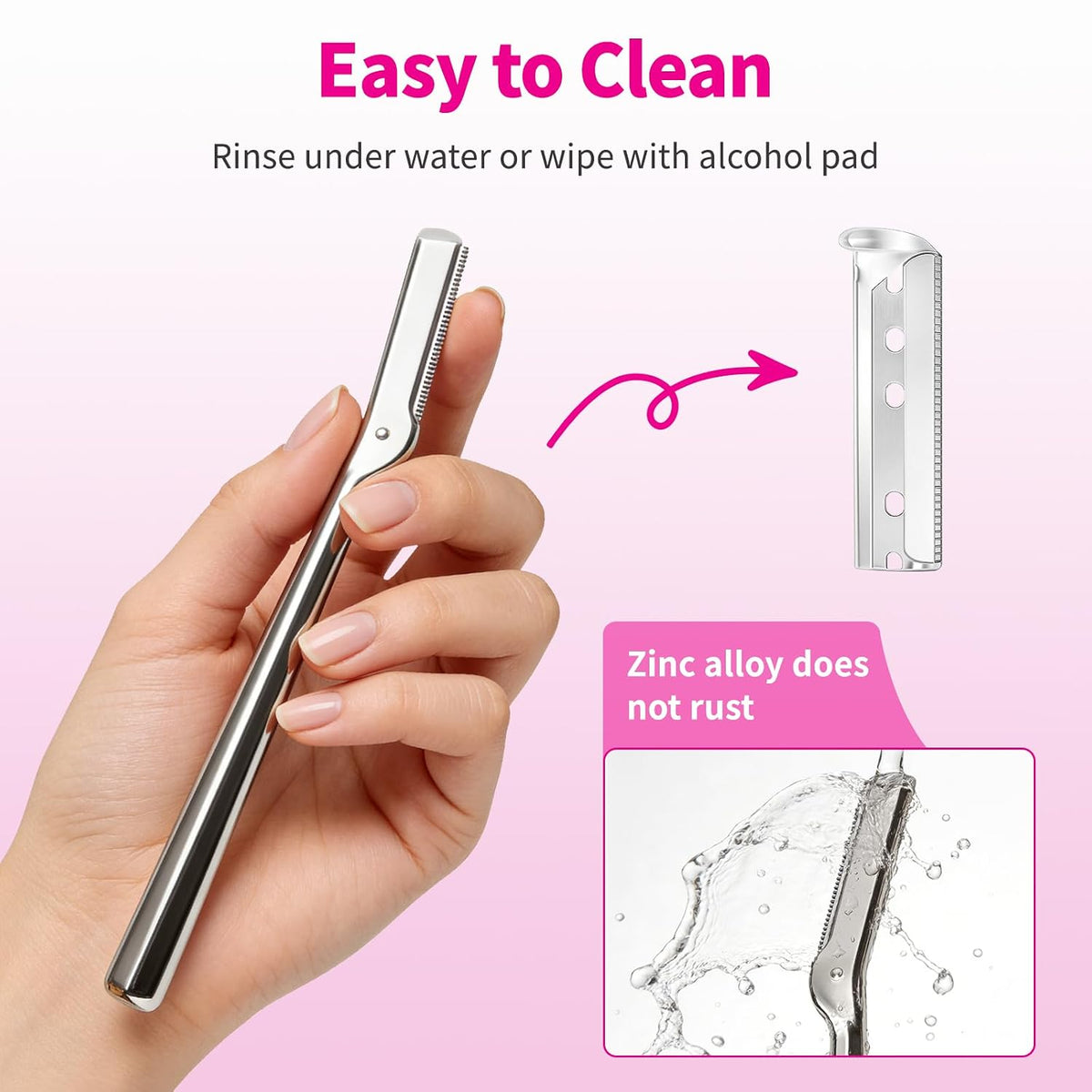 Eyebrow Razor & Facial Shaver for Women & Men