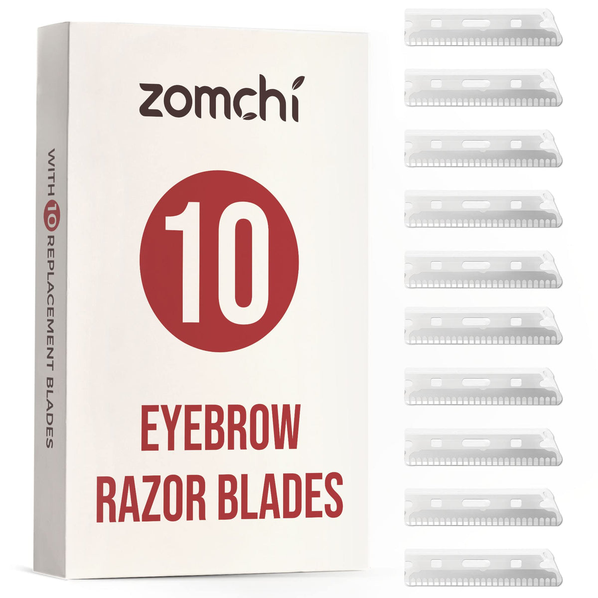 ZOMCHI Eyebrow Razor for Women & Men, Precision Cover, Silver