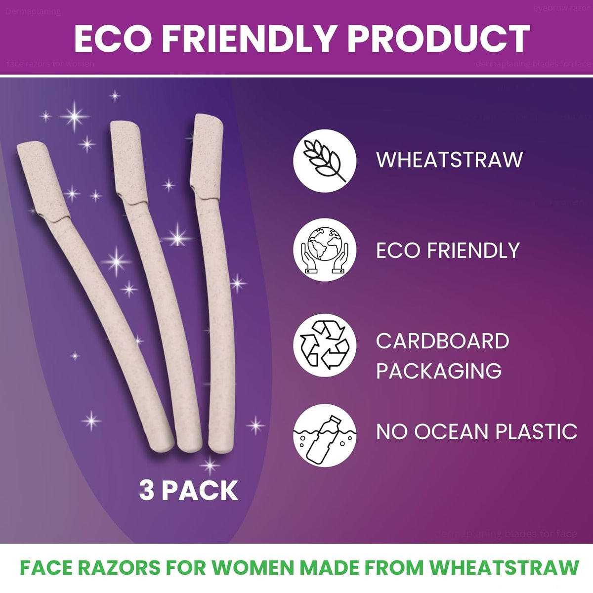 Eyebrow Razor - Dermaplane for Women - Dermaplaning Tool for Face