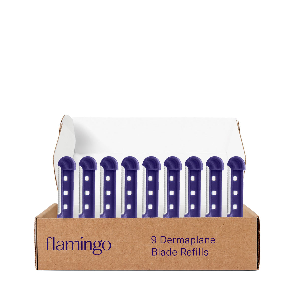 Flamingo Dermaplane Blades Refills - 9 Count