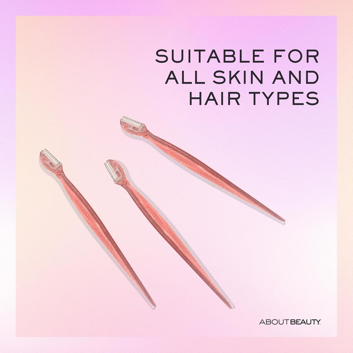 About Face Facial Razor & Eyebrow Shaper 3 Count
