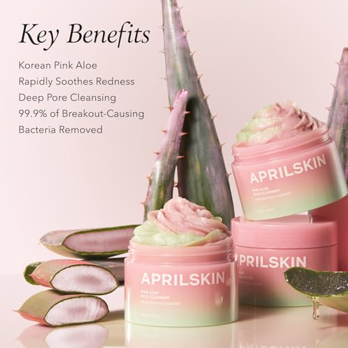 APRILSKIN Pink Aloe Cleanser with Cleansing Sponge