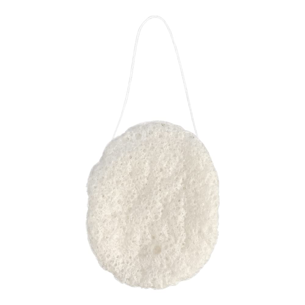 Wildpier Beauty Bamboo Charcoal Konjac Sponge, Natural Luxury Facial Exfoliator, Face Scrubber, Makeup Remover, Plant Based Gentle Cleansing for Sensitive Skin, Removes Dead Skin Cells, Black