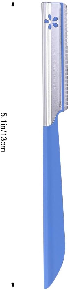Tinksky 5pcs Eyebrow Shaper Razor Trimmer Shaver Hair Remover Set (Blue)