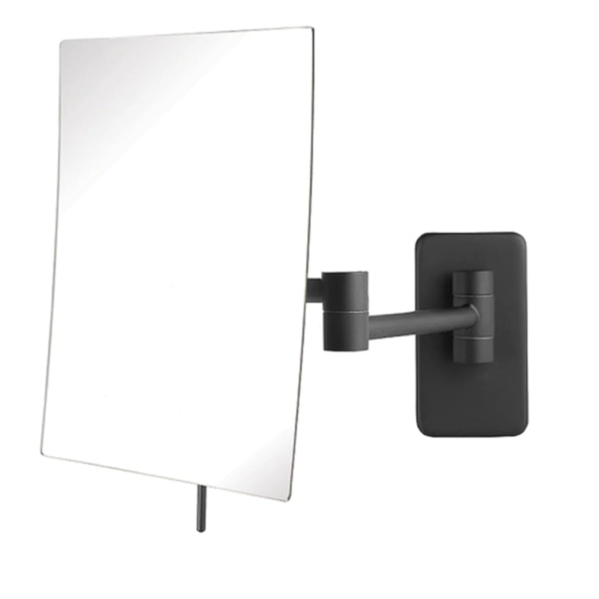 JERDON Wall-Mounted Makeup Mirror - 5X Magnification - Chrome - JRT695C