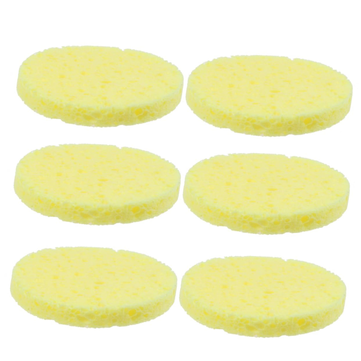 FOMIYES 12pcs Thickened Facial Cleaning Sponge Set Natural Makeup Remover and Cleansing Puff for Skin Care Soft Compress Sponges for Daily Face Wash