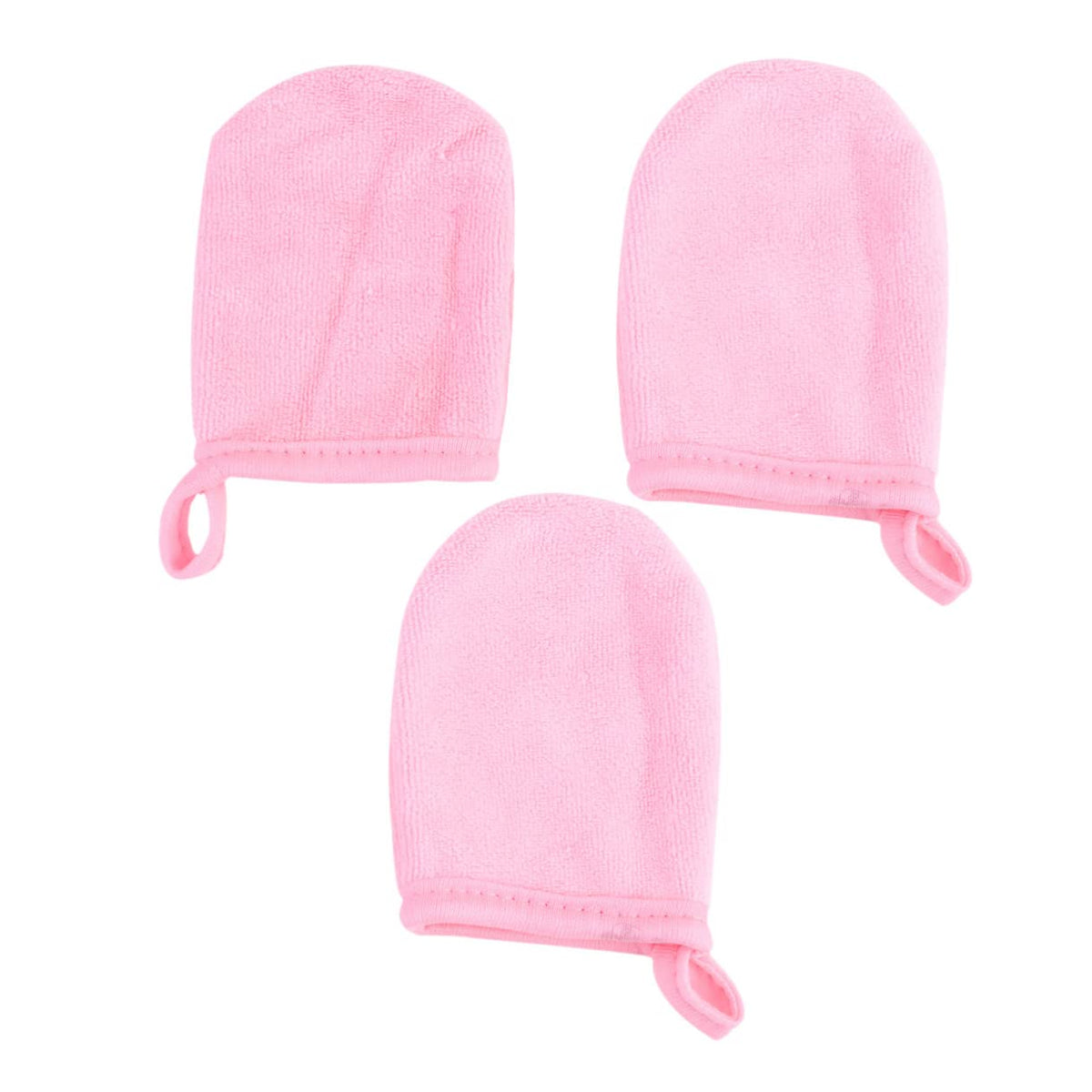 MERRYHAPY 3pcs Facial Cleaning Gloves Makeup Removal Puff Powder Puff Gentle Face Cleanser for Skin Types