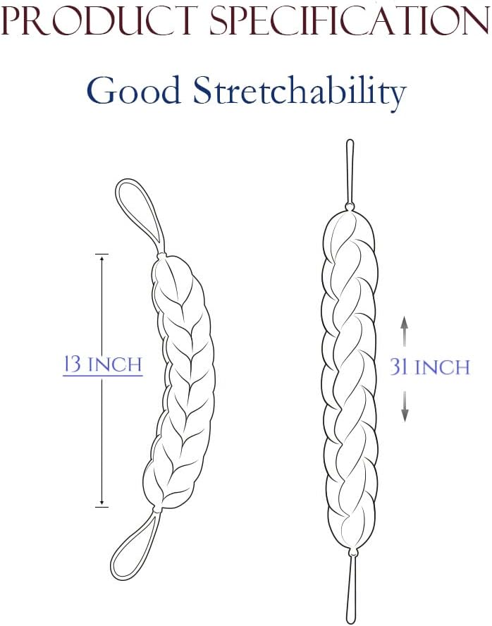 Long Stretch Back Sponge with Rope Handles Back Scrubber Bath Shower Mesh Sponge Exfoliating Body Scrub Stretch Braided Loofah for Men and Women(2-Pack,Blue)