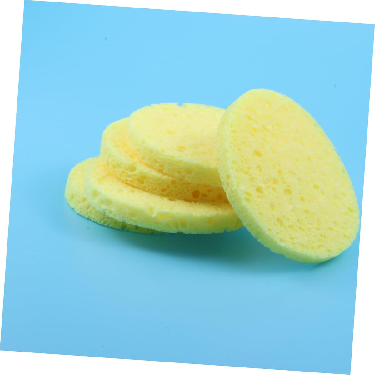 FOMIYES 12pcs Thickened Facial Cleaning Sponge Set Natural Makeup Remover and Cleansing Puff for Skin Care Soft Compress Sponges for Daily Face Wash