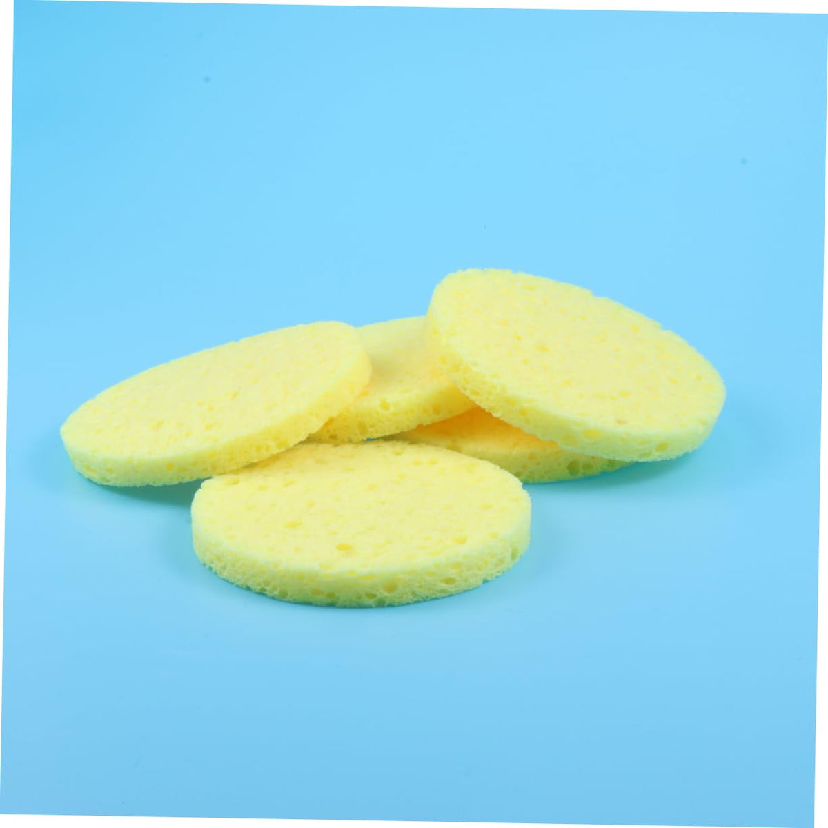 FOMIYES 12pcs Thickened Facial Cleaning Sponge Set Natural Makeup Remover and Cleansing Puff for Skin Care Soft Compress Sponges for Daily Face Wash