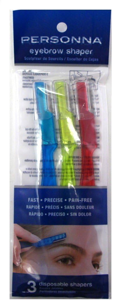 Personna Eyebrow Shaper For Men And Women - 3 Ea (Pack of 3) bundle