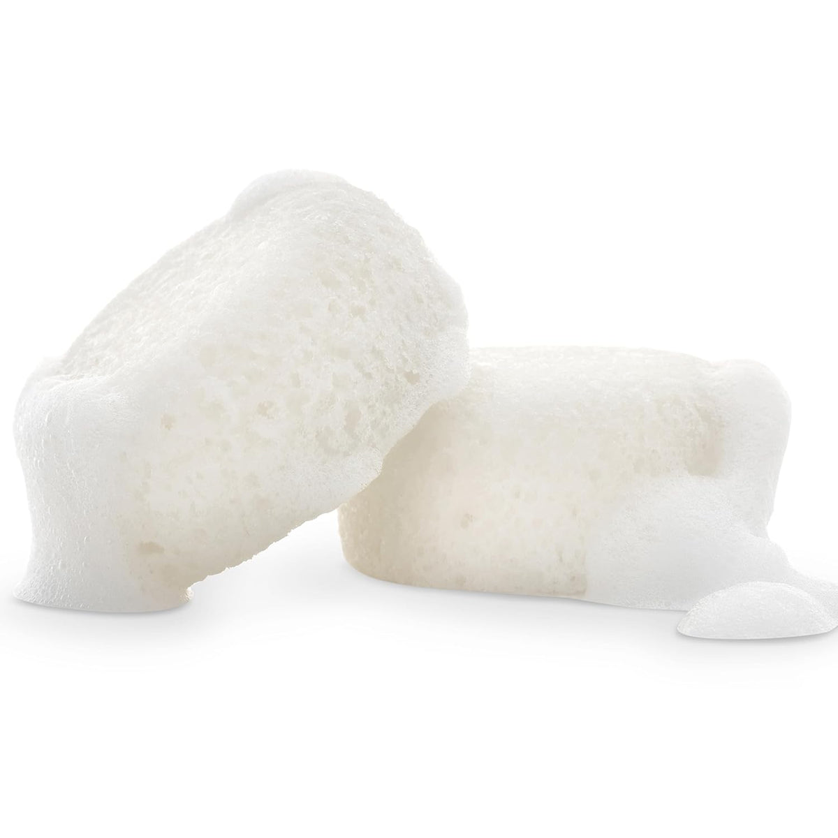 kai Body Buffer – 2 Count exfoliating Bath sponges with Built-in Cleanser, Gardenia Scent, Vegan & Cruelty-Free | Gently exfoliates & cleanses | Made in the USA