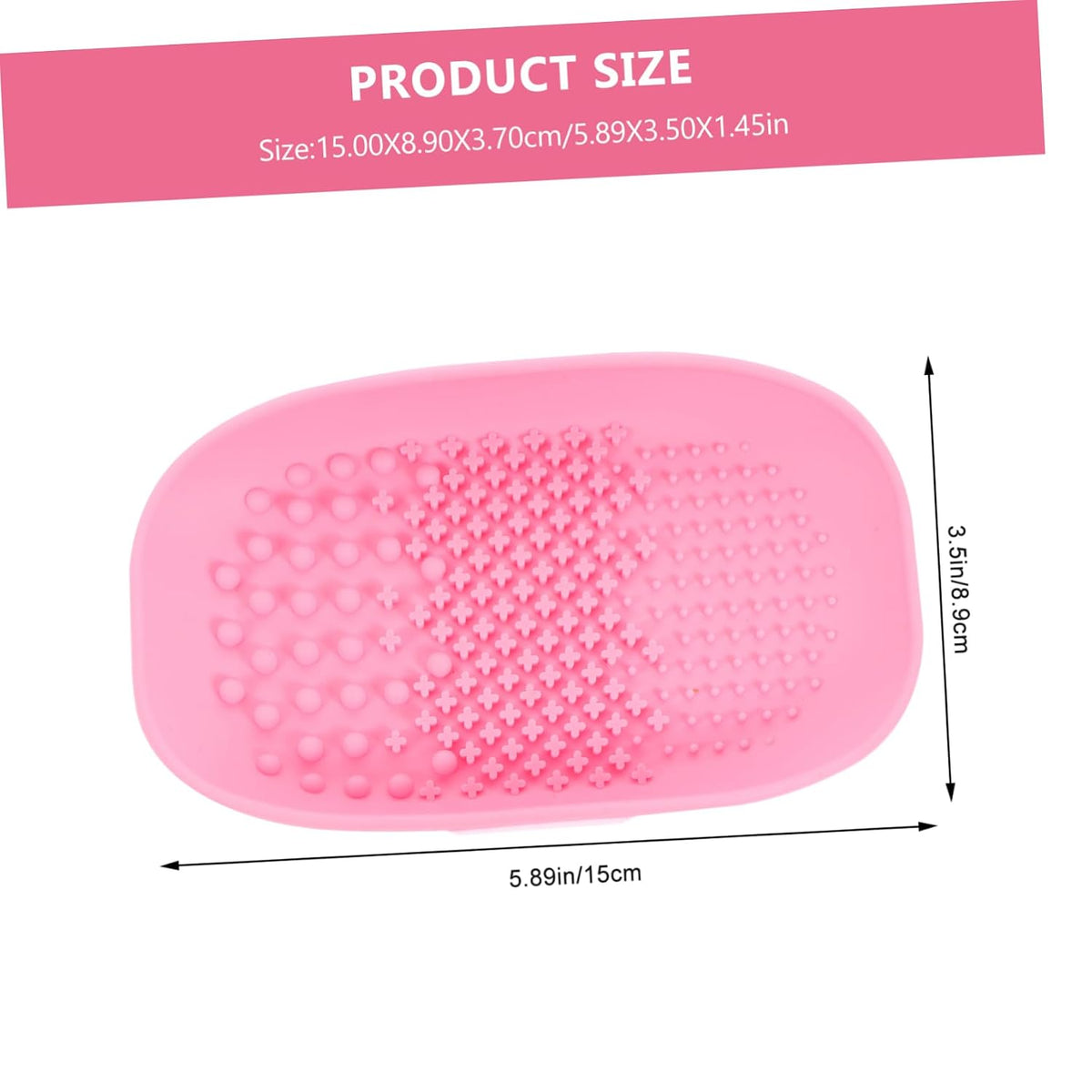 Makeup Brush Scrubber Silicone Cleaning Mat for Cosmetic Brushes
