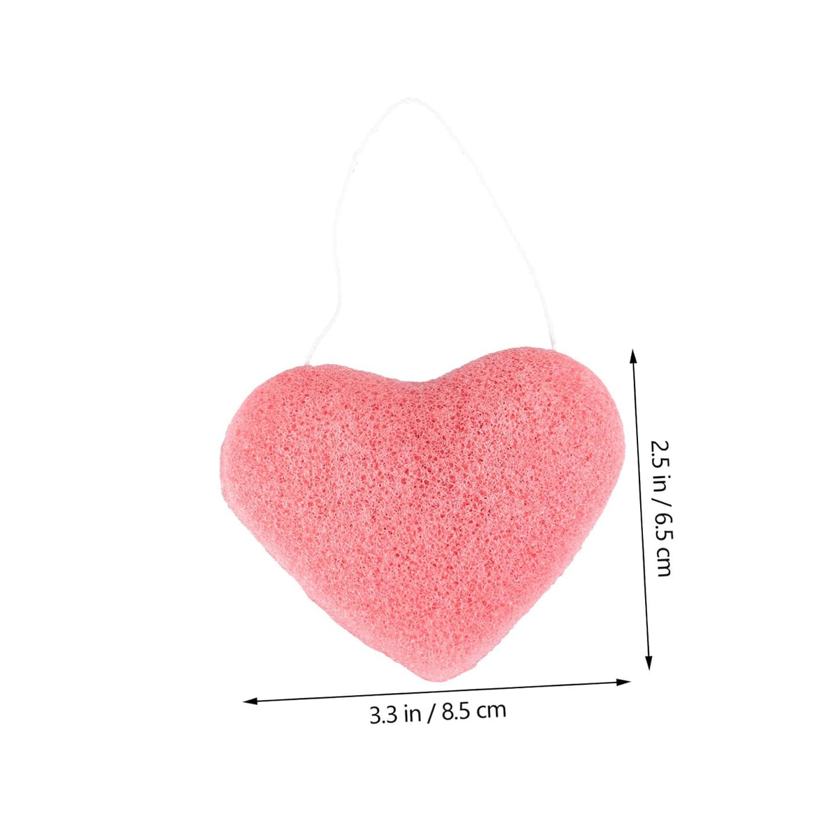 Heart Shape Cleansing Face Sponges 5 Piece Sponge for Deep Cleansing