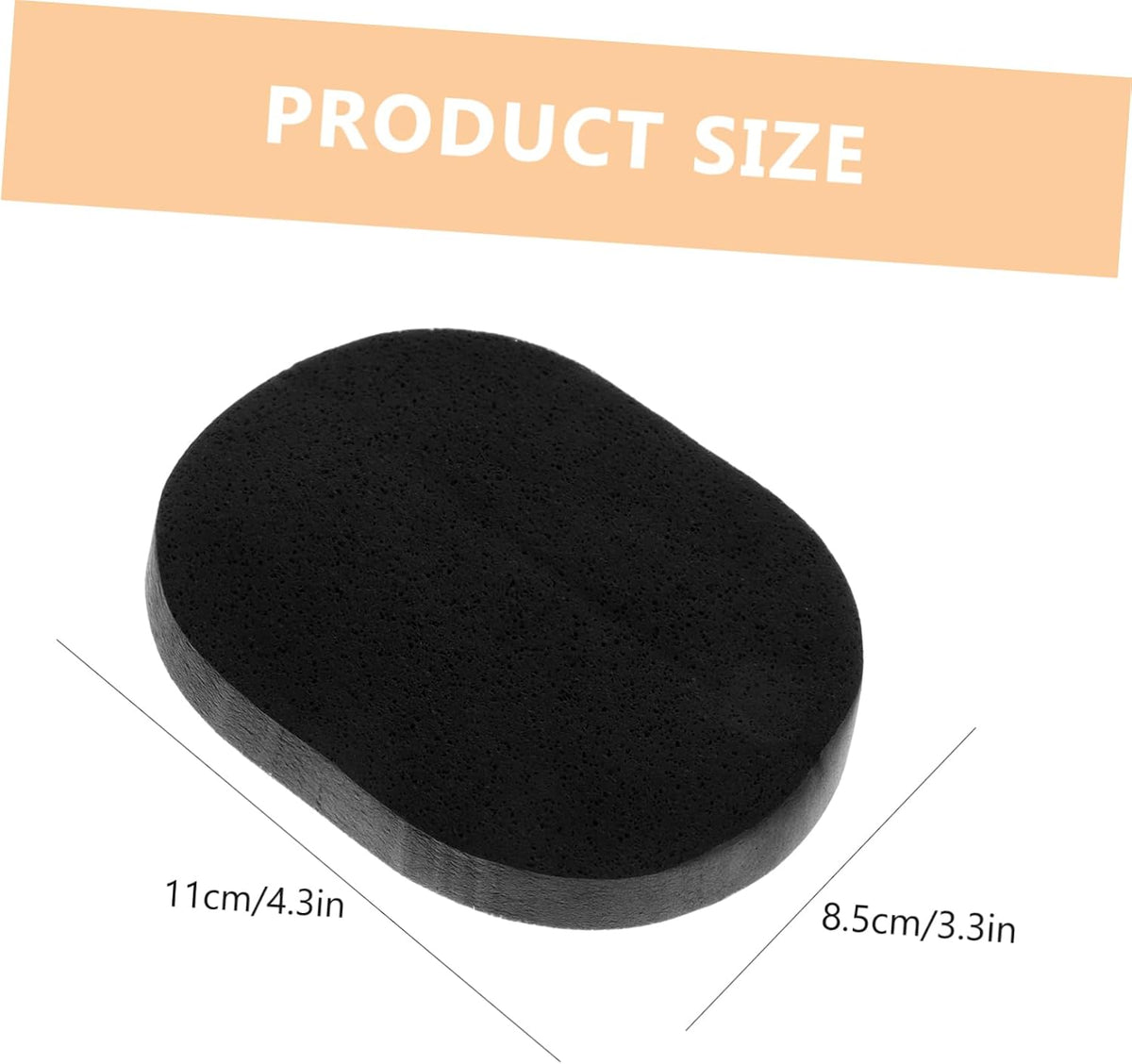 2pcs Bamboo Charcoal Powder Puff Face Cleanser for Women Makeup Sponge Skin Care Cleansing