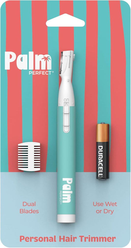 palmperfect Face Razor for Women, Twin-Blade Hair Trimmer, Battery Included