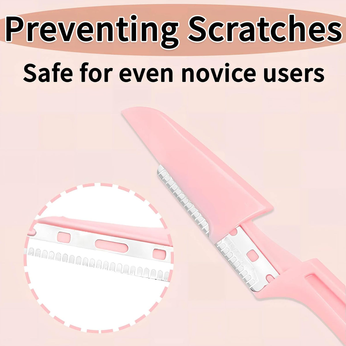 Dermaplaning Razors Tool for Women Face,3 PCS Eyebrow Razor
