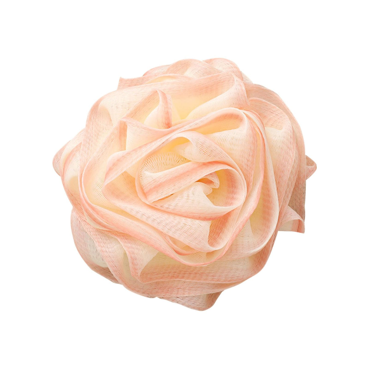 Body Wash Sponge Rose Shaped Shower Loofah Sponge 4.72inch 50g Body Shower Puff Fine Mesh Pouf Bath Scrunchies Exfoliating Cleaning Body Scrubber Balls for Women and Men (A-Pink)