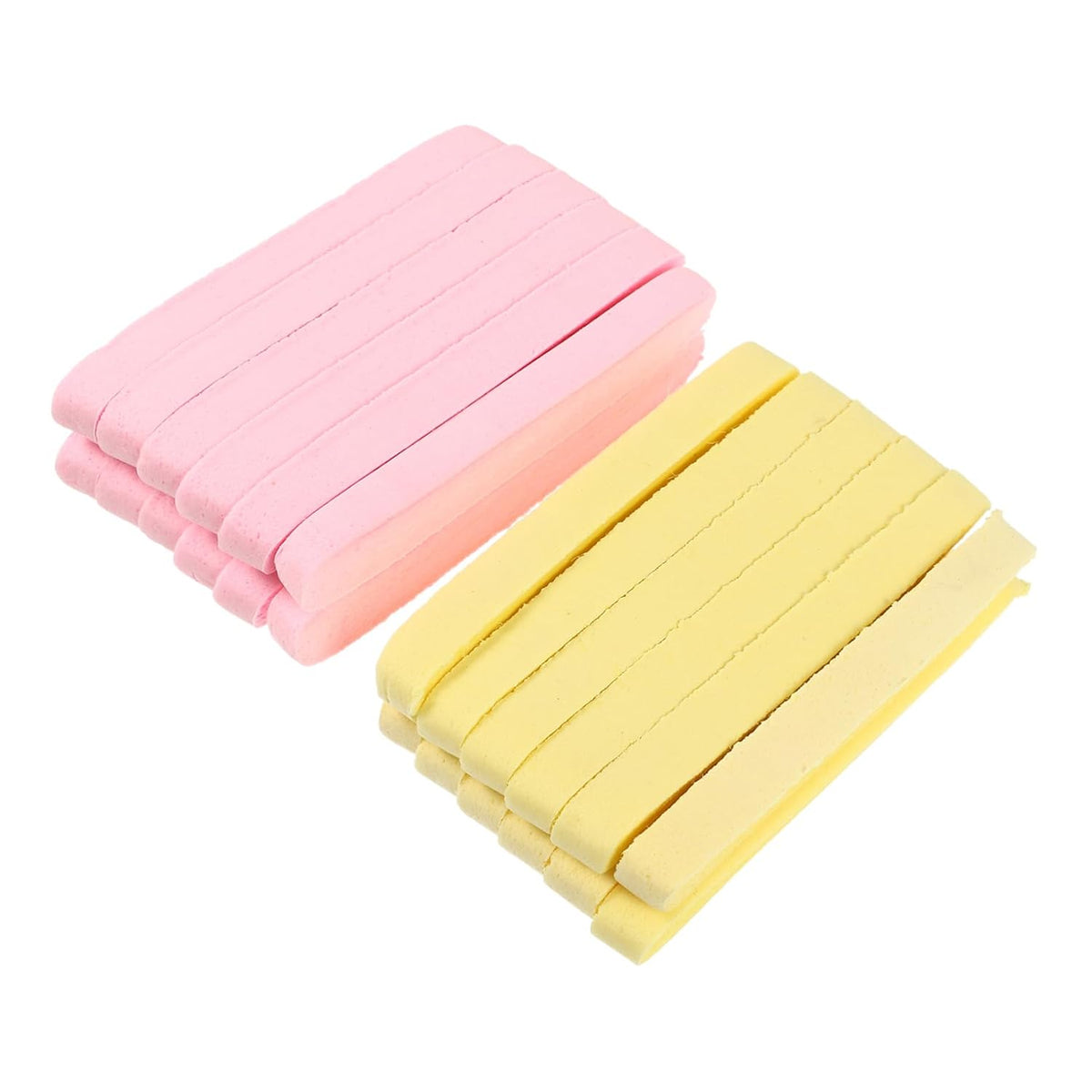 24pcs Compressed Facial Cleansing Sponges Soft Skin Care Pads for Gentle Makeup Removal Deep Clean Moisturize Yellow Face Wash Puff for Daily Use