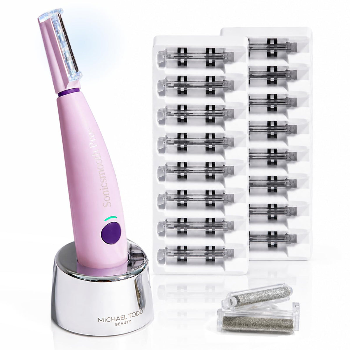 Michael Todd Beauty Sonicsmooth Pro+ Dermaplaning System & Eyebrow Trimmer