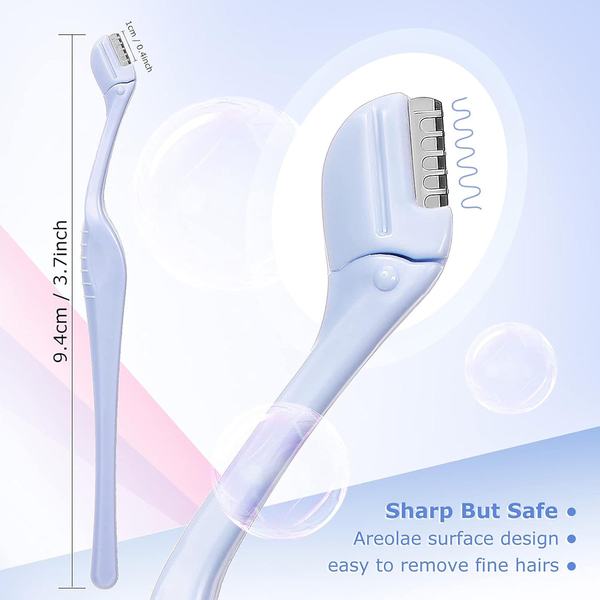 6pcs Eyebrow Razor, Mini Face Razor Women