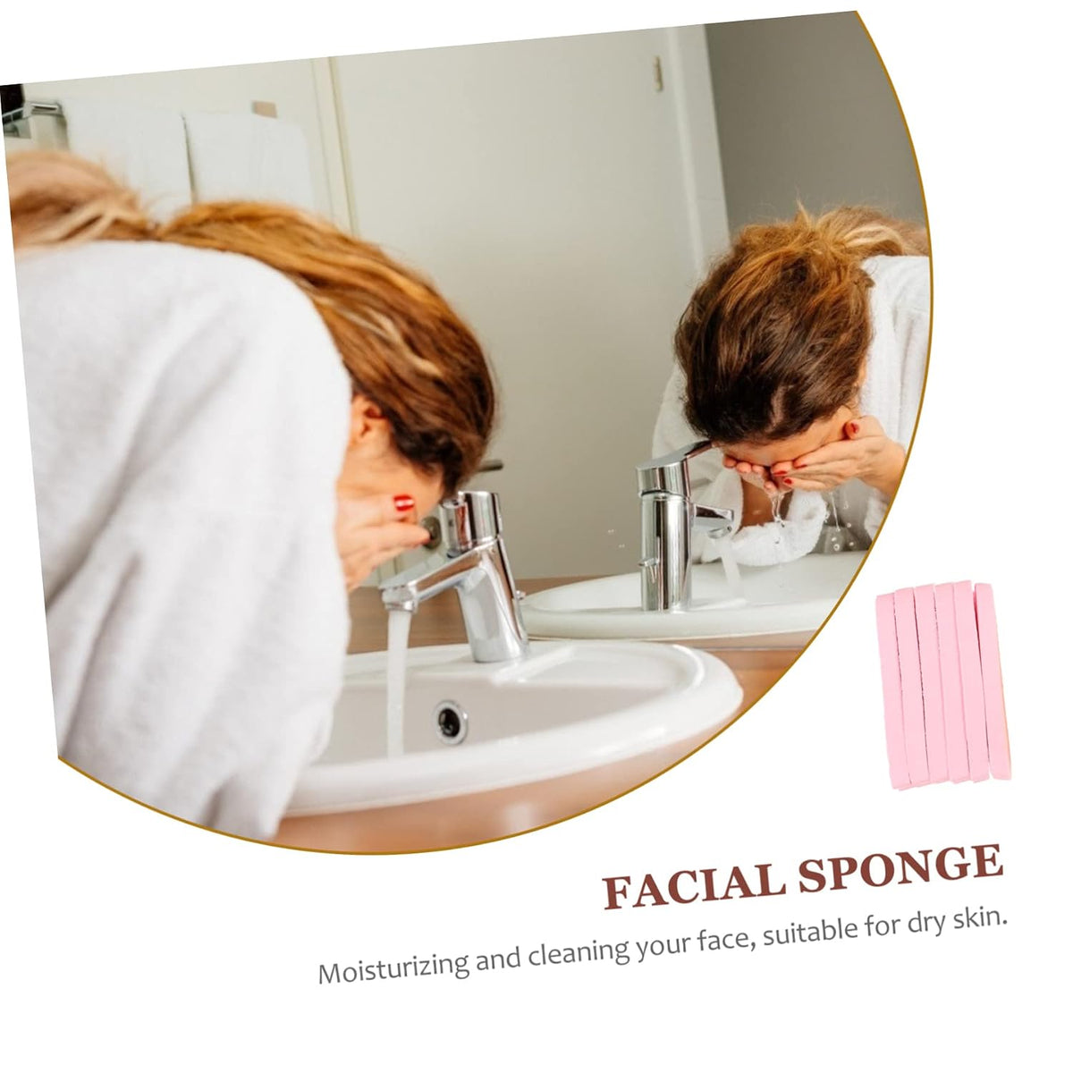 24pcs Compressed Facial Cleansing Sponges Soft Skin Care Pads for Gentle Makeup Removal Deep Clean Moisturize Yellow Face Wash Puff for Daily Use