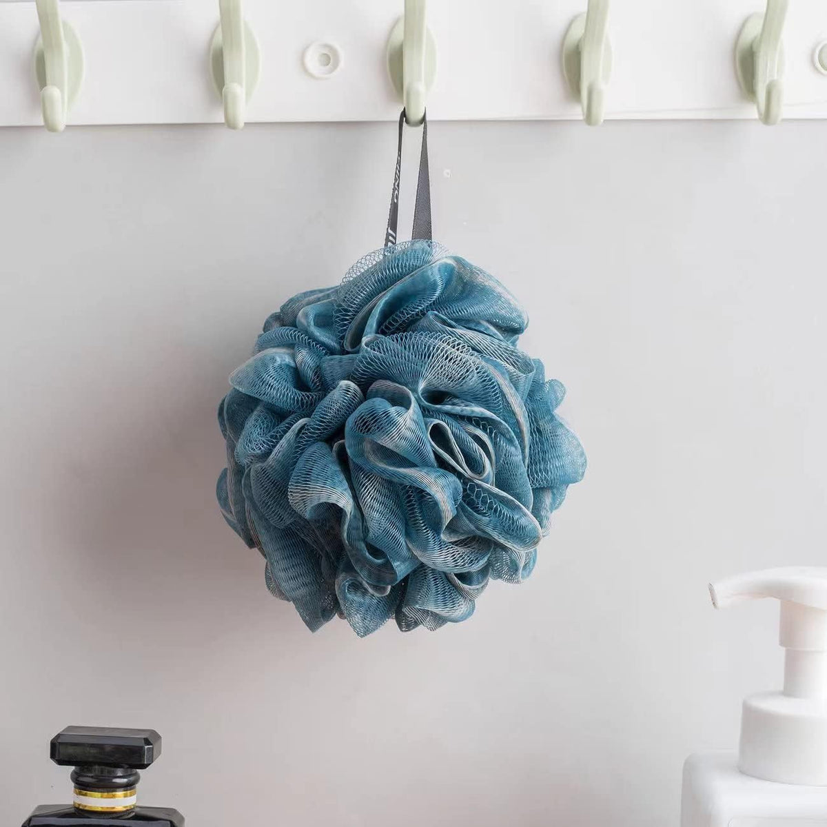 Darkblue Bath Shower Loofah Sponge,Men Women Bathing Accessories 60g