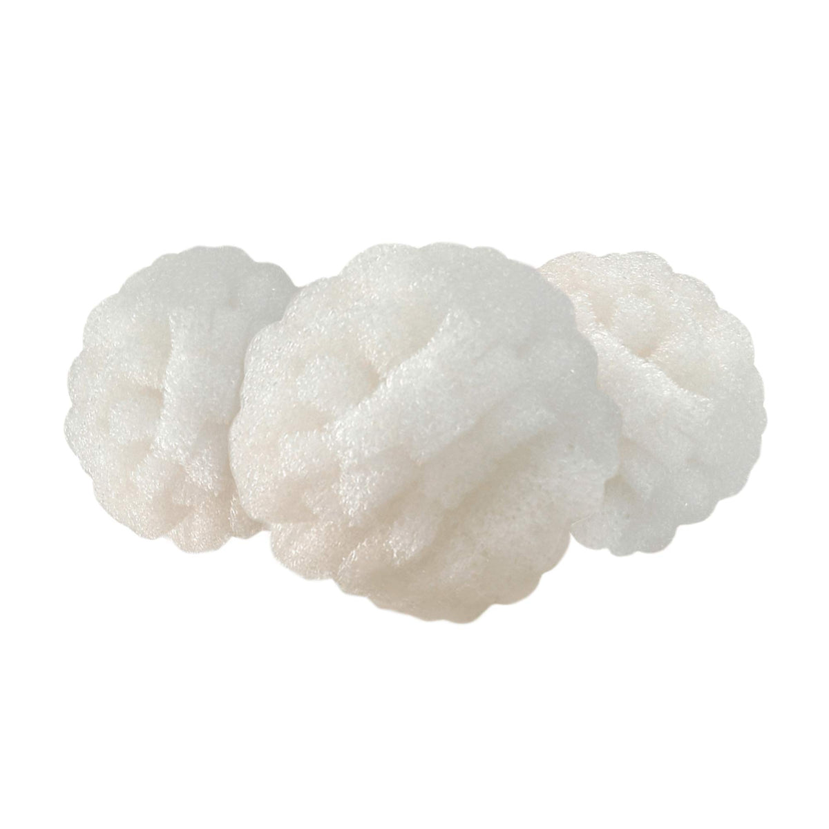 3-Pack Facial Buff - Foam Scrubber Loofah for Exfoliation & Cleansing Face - Removes Oil, Dirt, Dead Skin & Makeup - Sensitive, Dry, Oily or Combination Skin - Gentle to Clinical Strength (Pink)