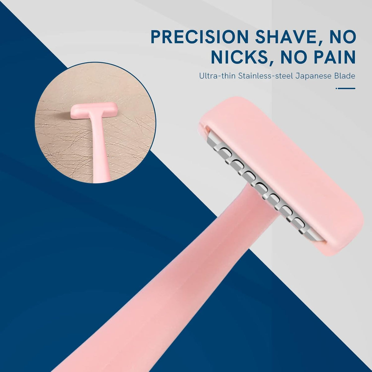 Eyebrow Razors w/Dermaplane Razors Set, 6 Packs