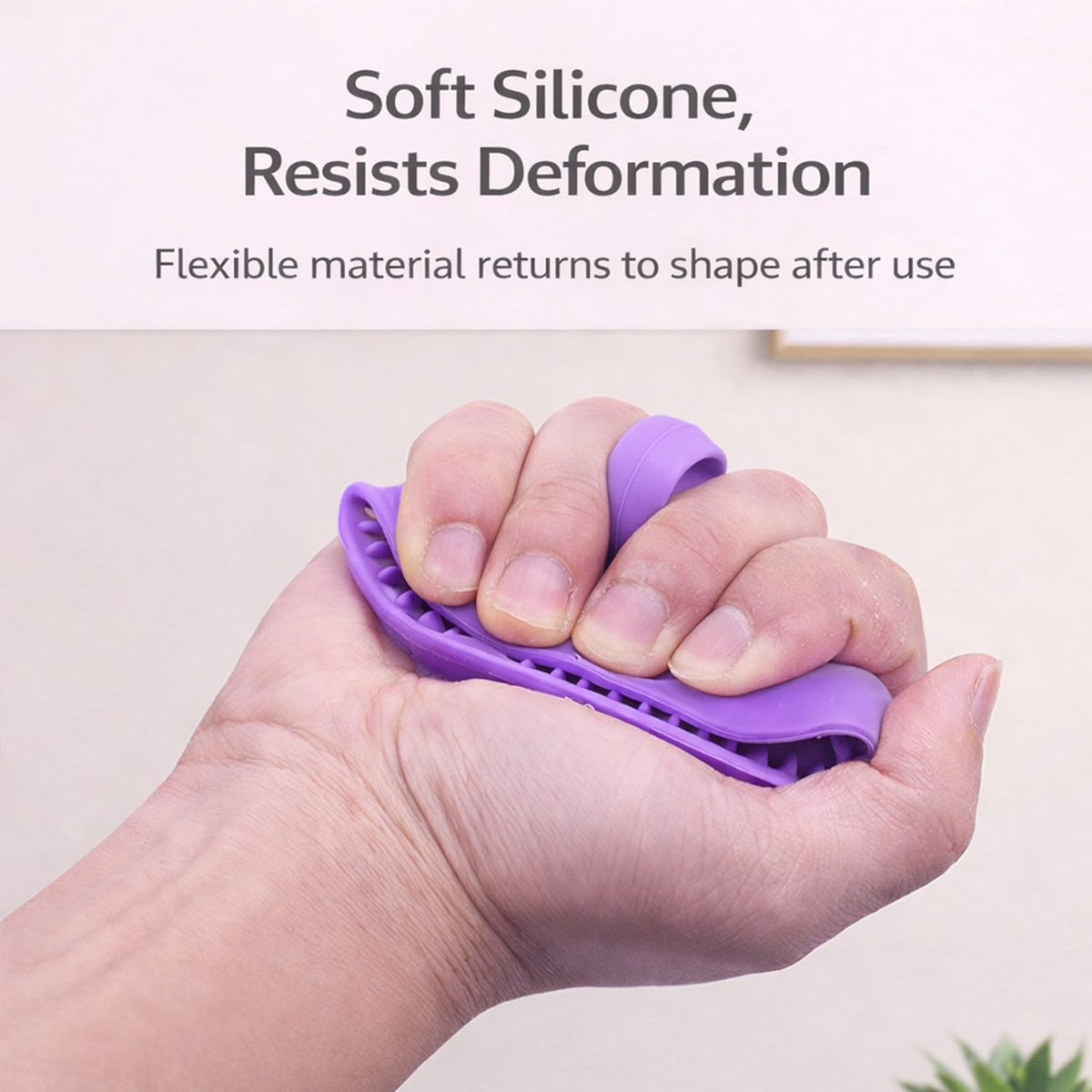 Silicone Makeup Brush Cleaner Bowl, Portable Brush Washing Tool with Textured Cleaning Pad, Compact Makeup Cleaning Bowl for Brushes, Sponges & Puffs (Purple)
