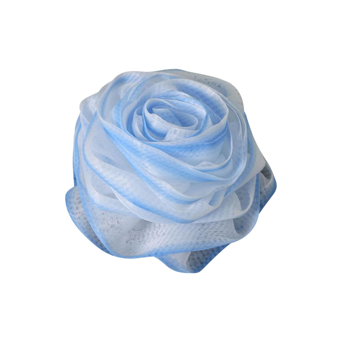 Body Wash Sponge Rose Shaped Shower Loofah Sponge 4.72inch 50g Body Shower Puff Fine Mesh Pouf Bath Scrunchies Exfoliating Cleaning Body Scrubber Balls for Women and Men (A-Pink)