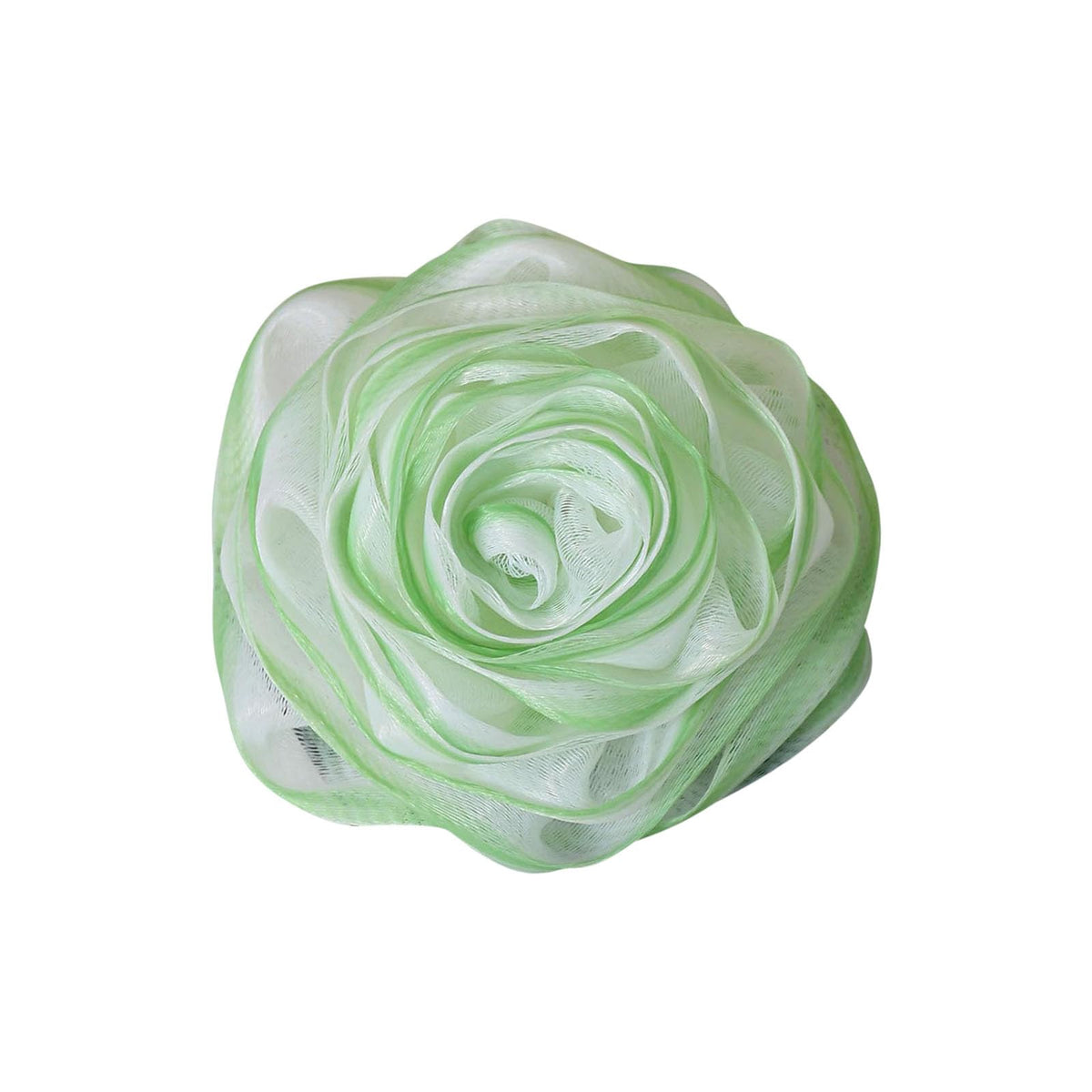 Body Wash Sponge Rose Shaped Shower Loofah Sponge 4.72inch 50g Body Shower Puff Fine Mesh Pouf Bath Scrunchies Exfoliating Cleaning Body Scrubber Balls for Women and Men (A-Pink)