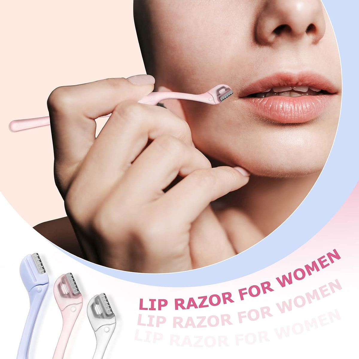 6pcs Eyebrow Razor, Mini Face Razor Women