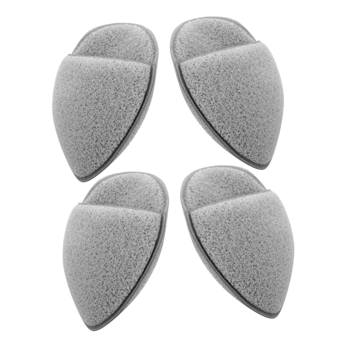 CALLARON 4pcs Soft Face Scrubber Exfoliator Puff Makeup Remover Facial Cleanser Sensitive Skin Safe