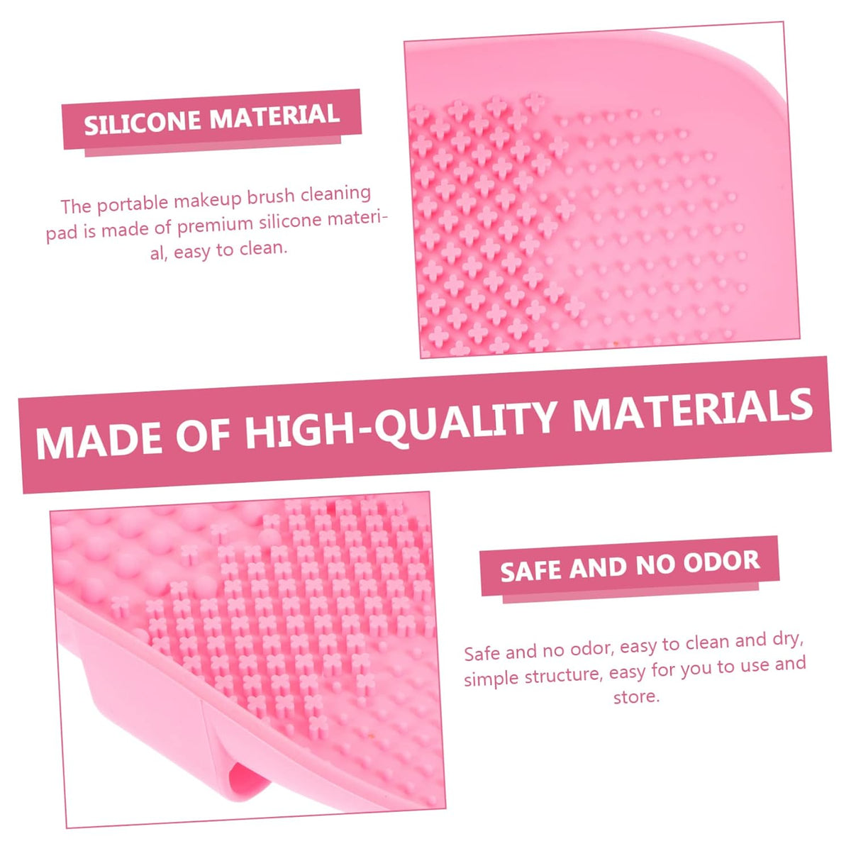 Makeup Brush Scrubber Silicone Cleaning Mat for Cosmetic Brushes