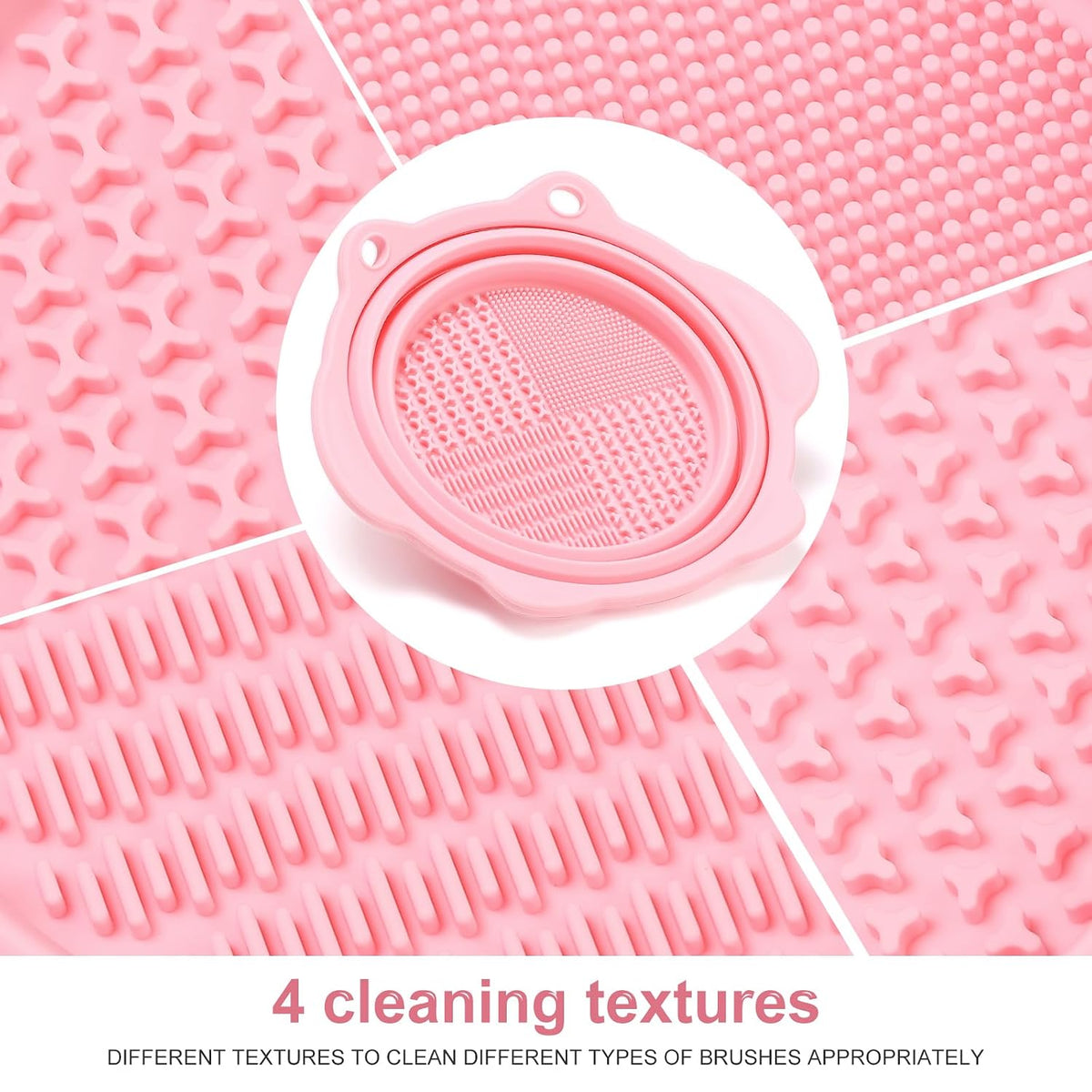 Etercycle Foldable Silicone Makeup Brush Cleaner Bowl