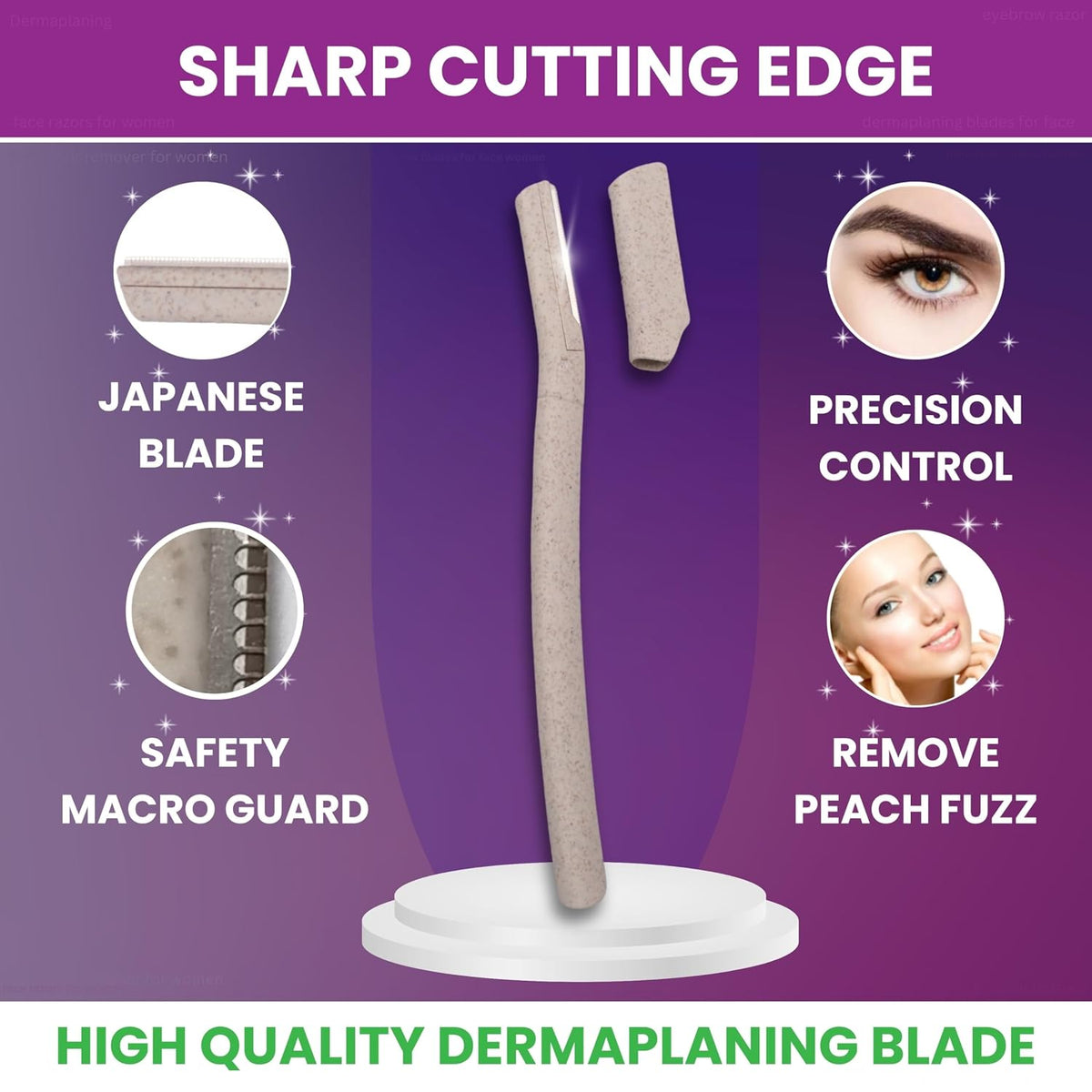 Eyebrow Razor - Dermaplane for Women - Dermaplaning Tool for Face