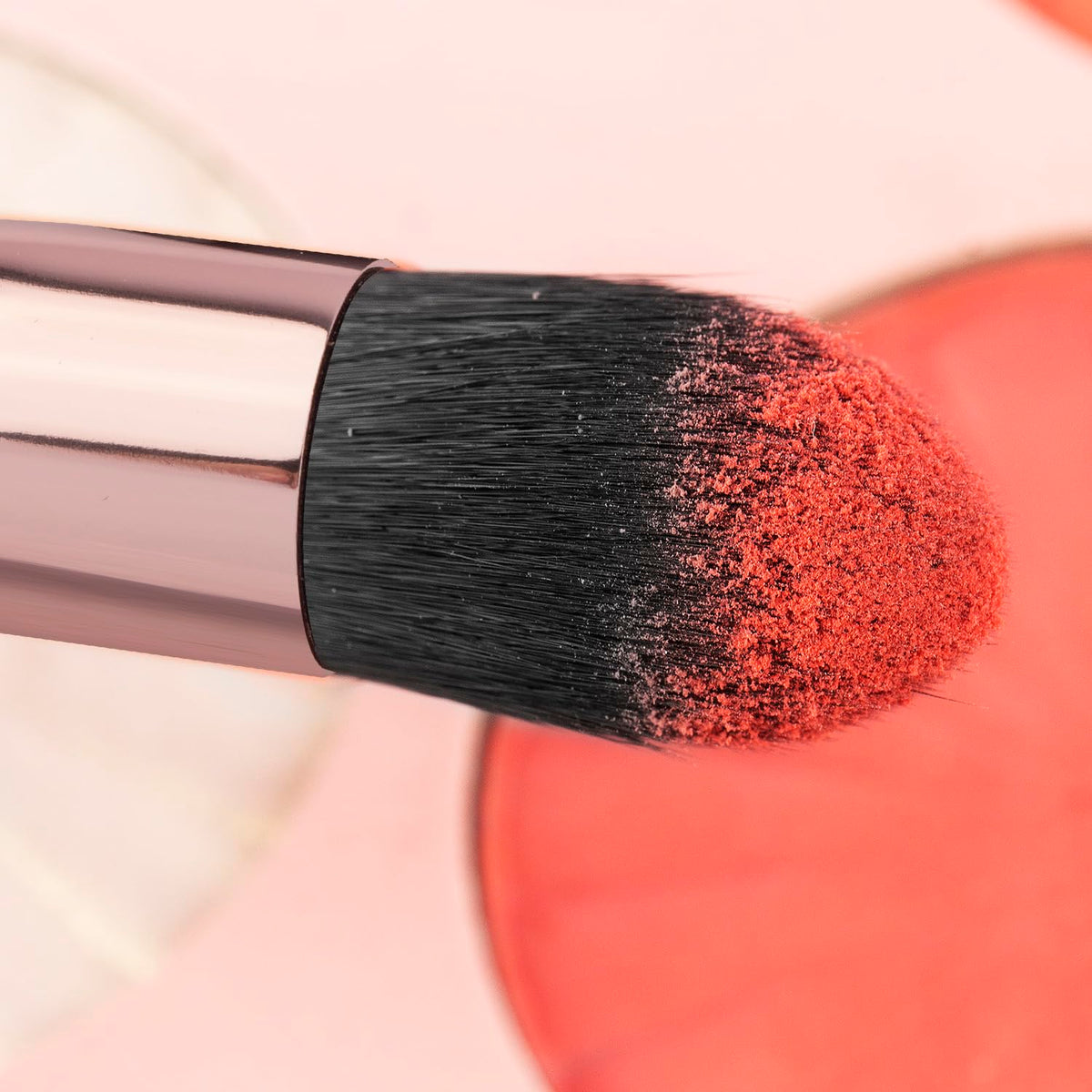 Real Perfection Makeup Brush Set 16 Pcs with 1 Eyebrow Razor Premium Synthetic Foundation Powder Concealers Eyeshadow Blush Makeup Brushes Make up Brushes Kit (Black)