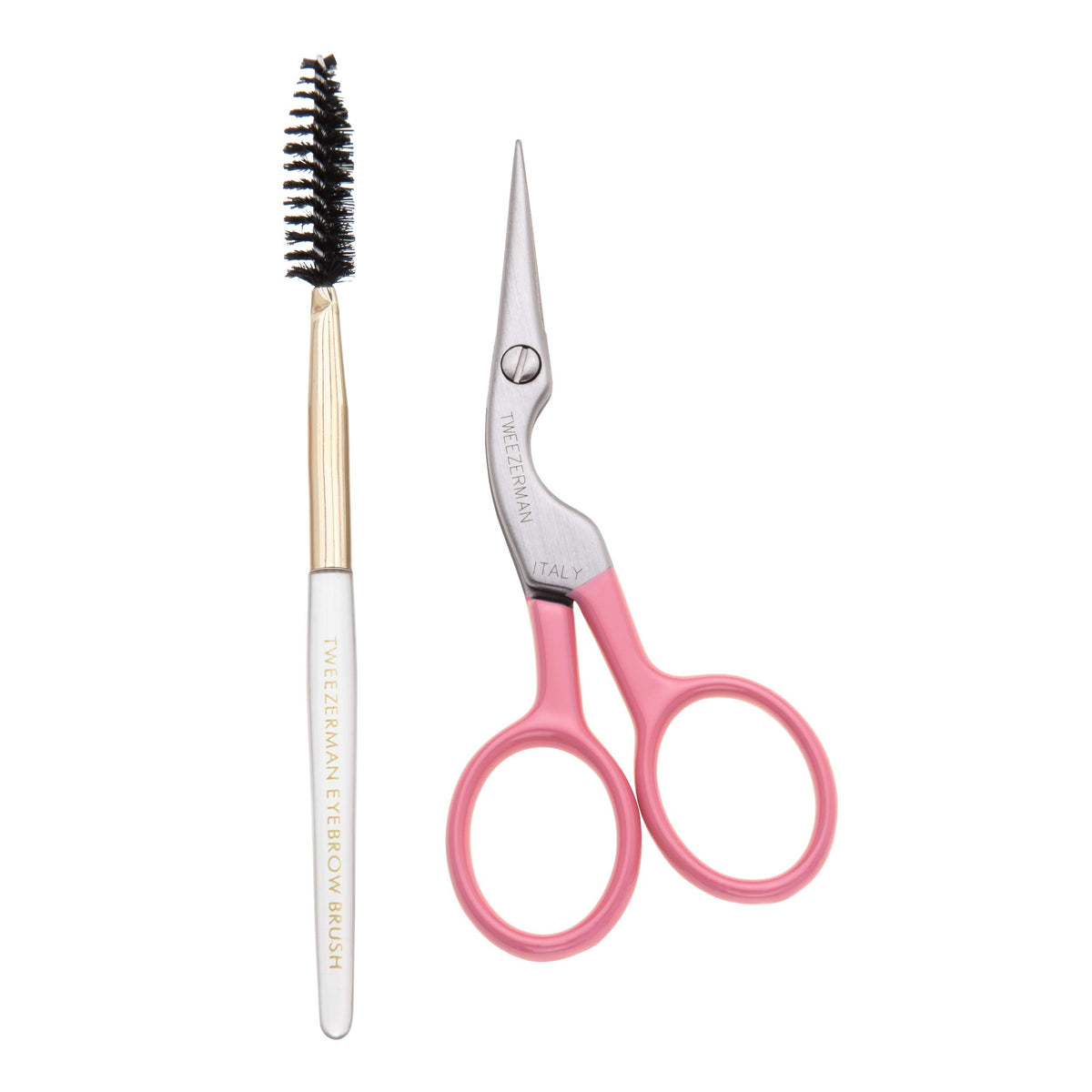 Tweezerman Eyebrow Shaping Scissors & Brush Stainless Steel