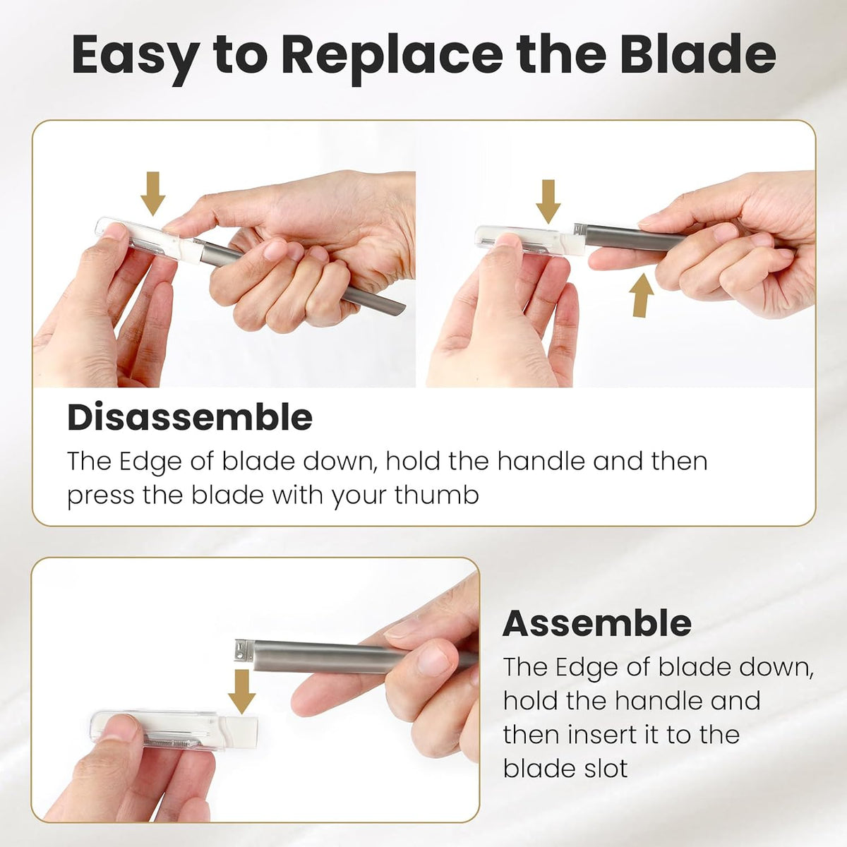 COSYLIFE Dermaplane Razor for Women Face