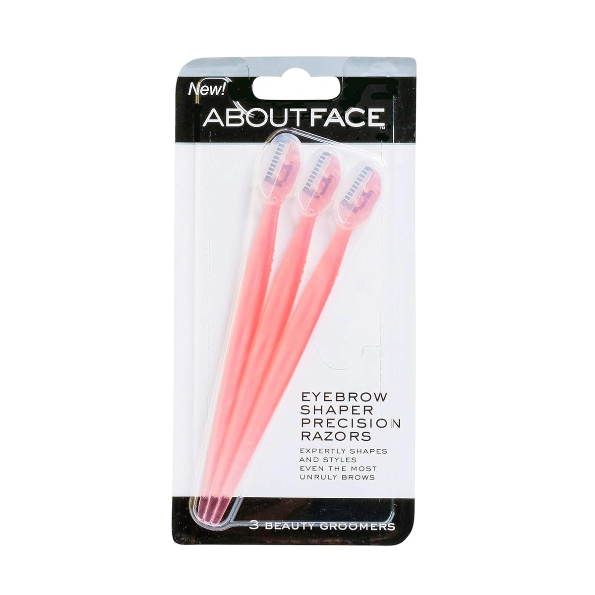 About Face Facial Razor & Eyebrow Shaper 3 Count