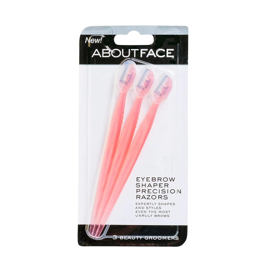 About Face Facial Razor & Eyebrow Shaper 3 Count