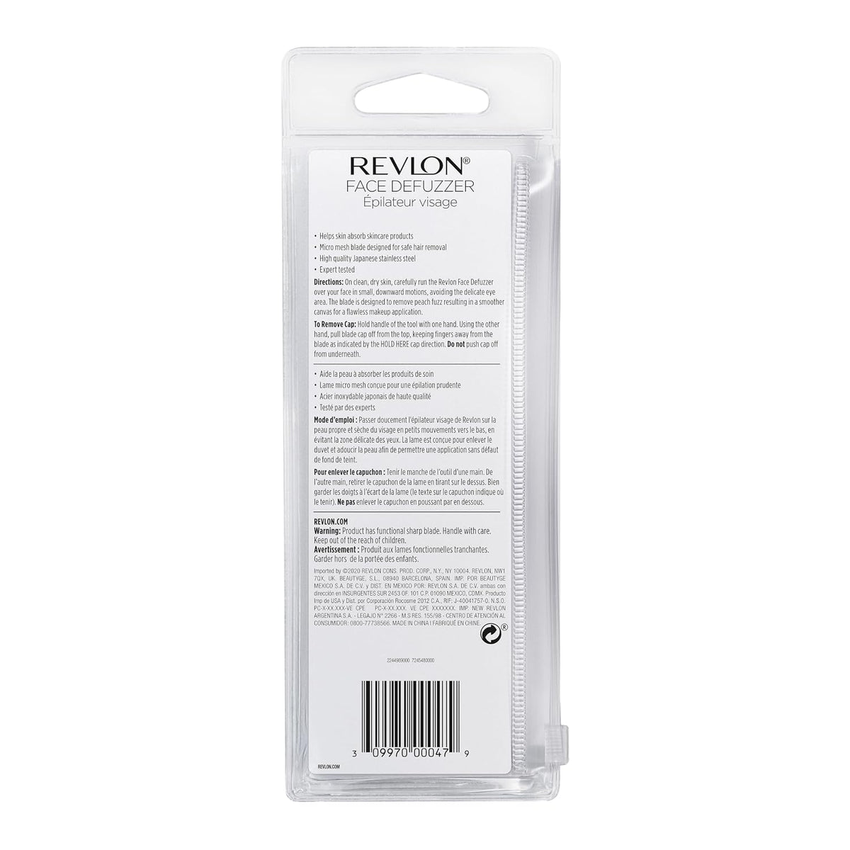 Revlon Face Defuzzers Dermaplaning Blades, 2 Count
