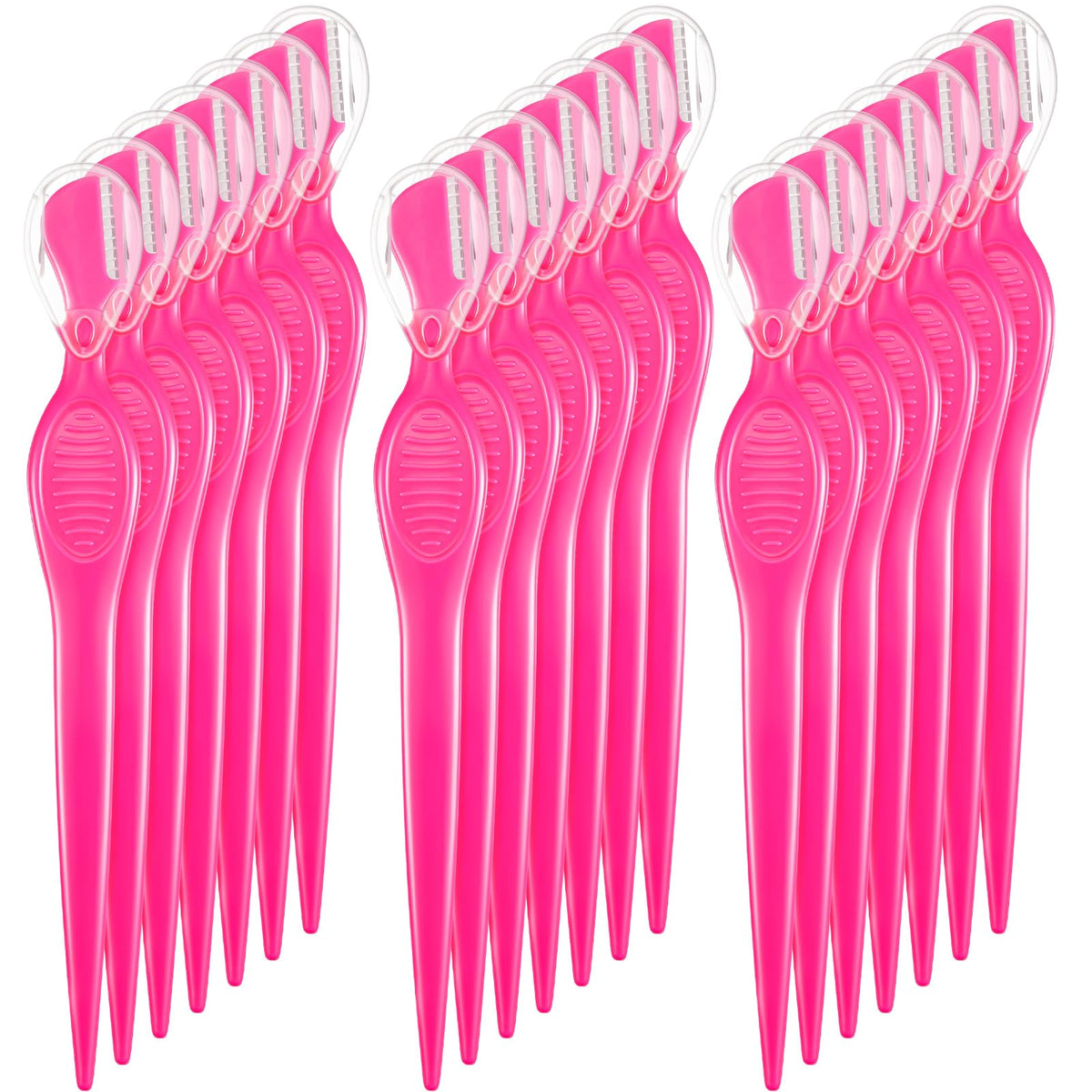 Mudder 21 Pcs Eyebrow Razor Face Trimmer Cover,Black