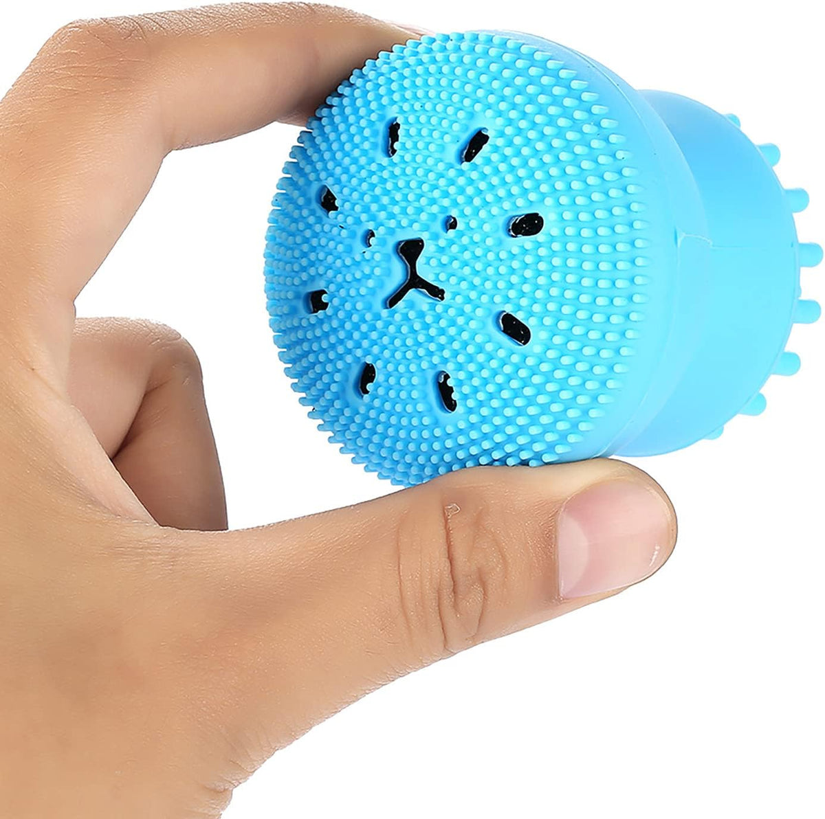 Silicone Facial Cleansing Brush for Deep Cleansing and Face Massage Tool at Home Blue