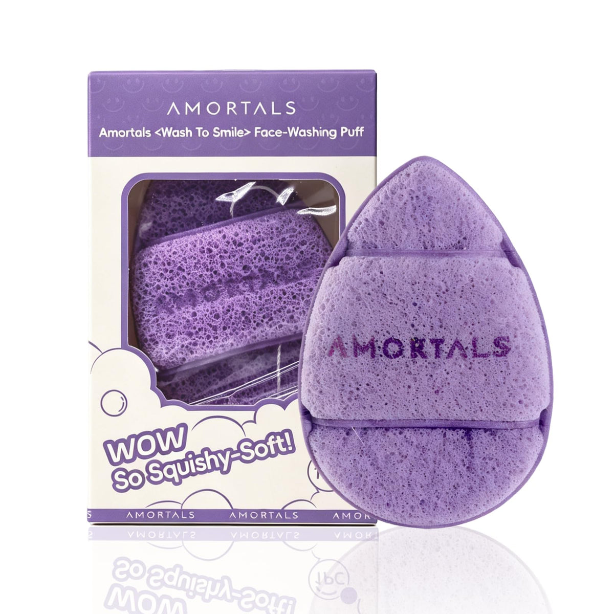 Facial Sponge 1 Pack - Reusable Makeup Remover Pads & Cleansing Sponge, Washable Exfoliating Face Pad for Dirt and Blackheads