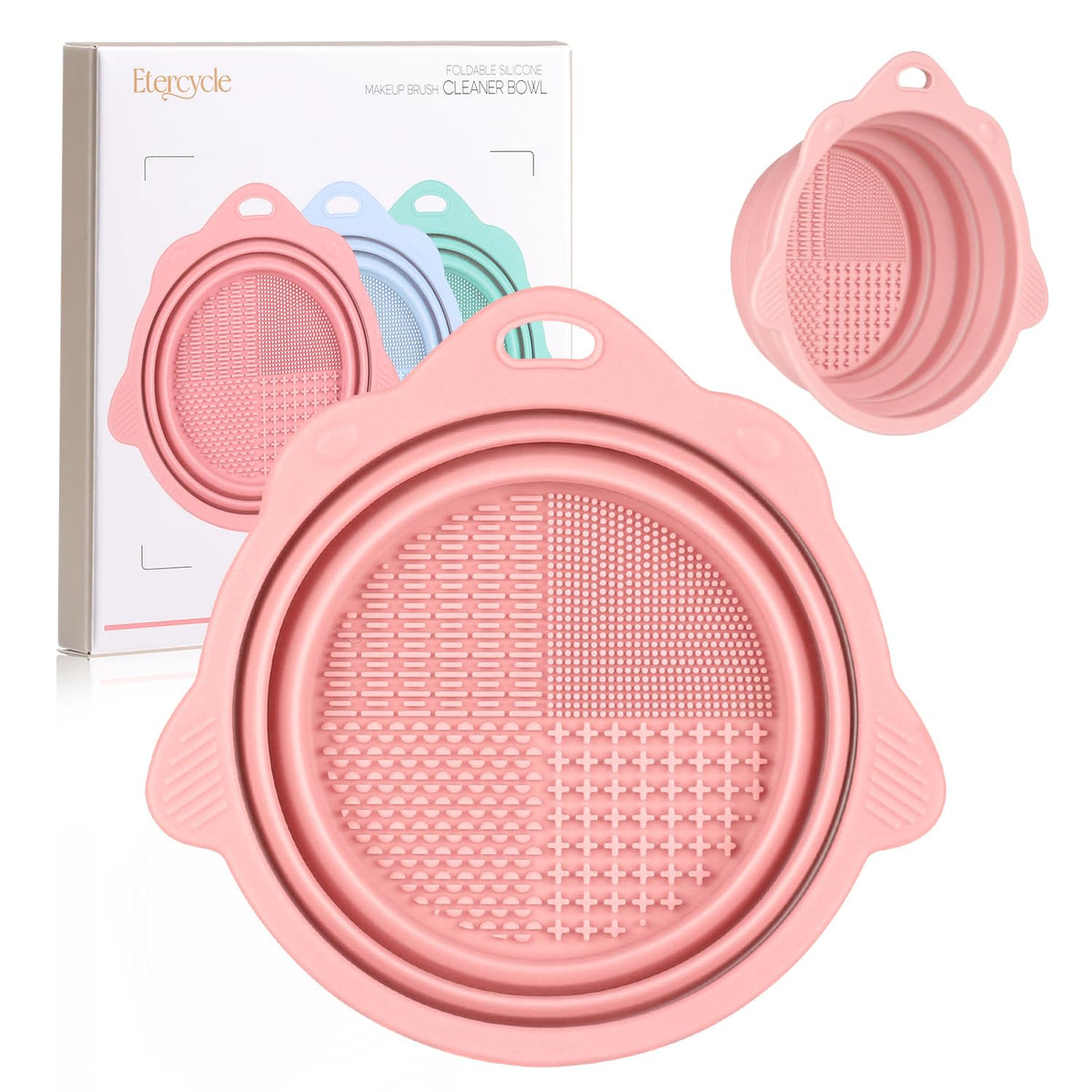 Etercycle Foldable Silicone Makeup Brush Cleaner Bowl