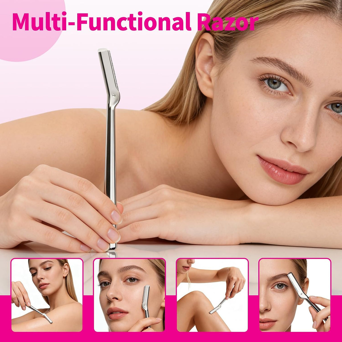 Eyebrow Razor & Facial Shaver for Women & Men