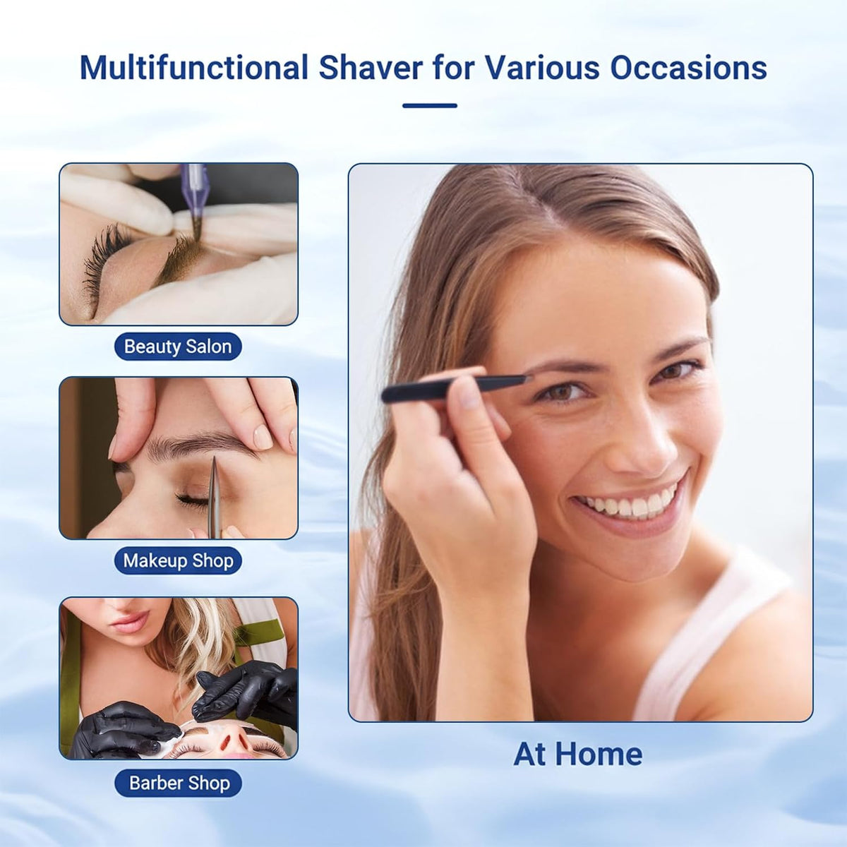 6 Pcs Eyebrow Razor for Women, Mini Eyebrow Razor Trimmer Small Face Razors Lip Hair Remover with Precision Cover Face Razors Eyebrows Shaver Shaving Removal Tool for Women Makeup FaceCare Tool